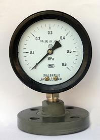 防強腐(fǔ)全塑隔膜壓(ya)力表