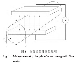 電磁流(liú)量計測量(liàng)原理圖