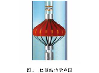 渦輪(lún)流量計在傘式(shì)集流器結構圖(tú)