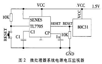 電磁流量計(ji)微處理器系統電(dian)源電壓監視器圖(tú)示