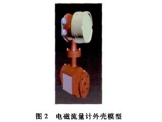 電磁流量計外(wai)殼模型圖