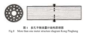 多孔(kong)平衡流(liú)量計結(jie)構原理(li)圖
