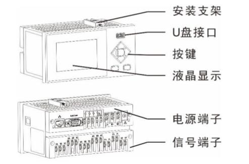 迷你型無紙(zhi)記錄儀結構(gòu)圖